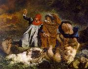 Eugene Delacroix The Barque of Dante USA oil painting artist